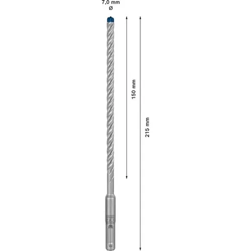 Vrták do kladiv EXPERT SDS plus-7X, 7 × 150 × 215 mm BOSCH 2608900085