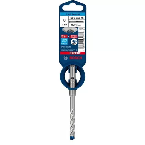 Vrták do kladiv EXPERT SDS plus-7X, 8 × 50 × 115 mm BOSCH 2608900087