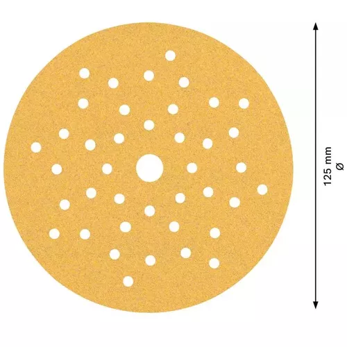 Brusný papír EXPERT C470 s více otvory pro vibrační brusky 125 mm, G 100 50 ks BOSCH 2608901127