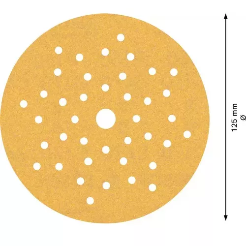 Brusný papír EXPERT C470 s více otvory pro vibrační brusky 125 mm, G 150 50 ks BOSCH 2608901129