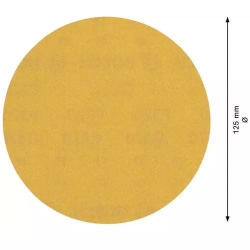 Brusný papír EXPERT C470 bez otvorů pro úhlové brusky a vrtačky 125 mm, G 320 50 ks BOSCH 2608901155