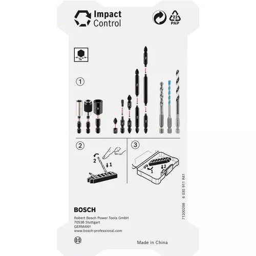 Sada Impact Control MultiConstruction a šroubovacích nástavců, 35 kusů BOSCH 2608577147