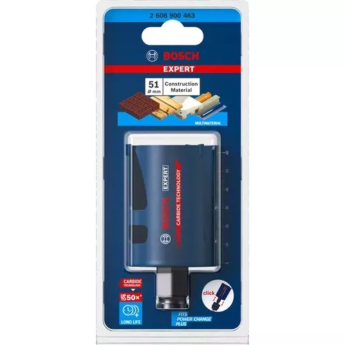 Děrovka EXPERT Construction Material 51 × 60 mm BOSCH 2608900463