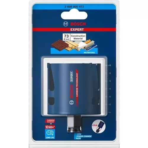 Děrovka EXPERT Construction Material 73 × 60 mm BOSCH 2608900472