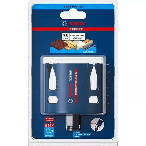 Děrovka EXPERT Construction Material 76 × 60 mm BOSCH 2608900473