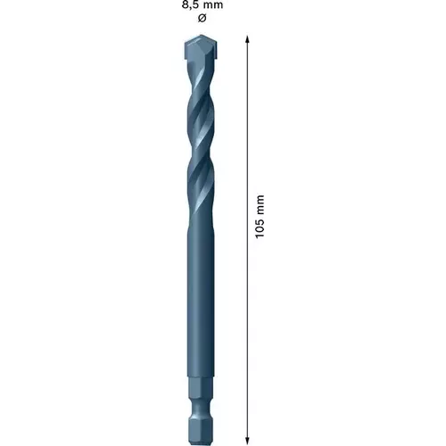 Středicí vrták EXPERT Power Change Plus TCT 8,5 × 105 mm BOSCH 2608900529