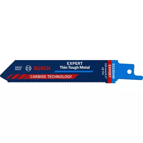 Pilový list do pily ocasky EXPERT Thin Tough Metal S 522 EHM, 1 ks BOSCH 2608900359