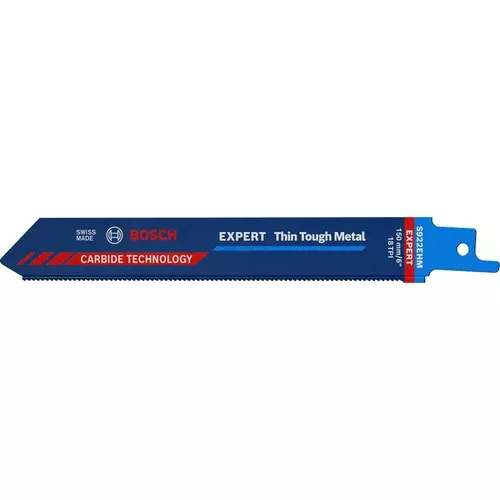 Listy do pily ocasky S 922 EHM EXPERT Thin Tough Metal, 10 ks BOSCH 2608900362