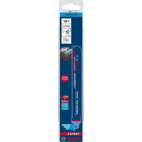 List do pily ocasky S 1155 CHC EXPERT Thick Tough Metal, 10 ks BOSCH 2608900370