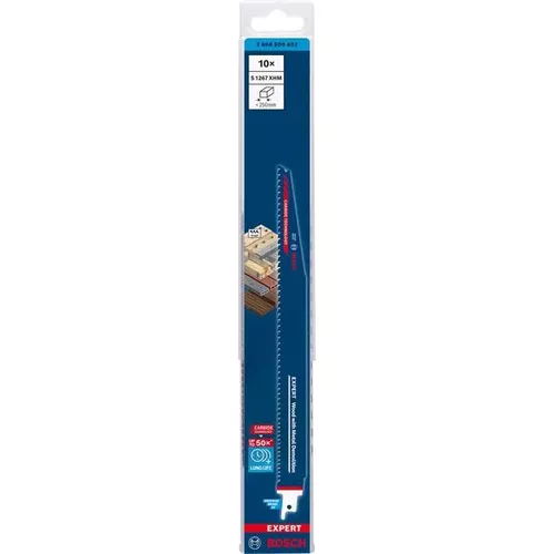 Pilový list do pily ocasky S 1267 XHM EXPERT Wood with Metal Demolition, 10 ks BOSCH 2608900402