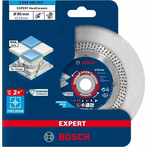 Diamantový řezný kotouč EXPERT HardCeramic 85 × 22,23 × 1,6 × 7 mm BOSCH 2608900653