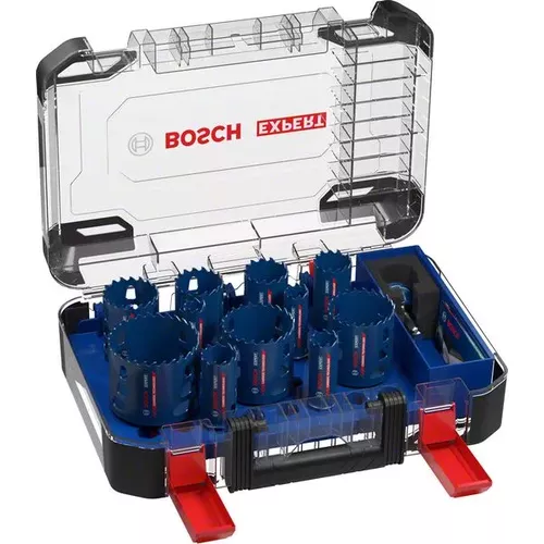 14dílná sada děrovek EXPERT Tough Material 20/22/25/32/35/40/44/51/60/64/76 mm BOSCH 2608900447