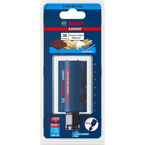 Děrovka EXPERT Construction Material 38 × 60 mm BOSCH 2608900458