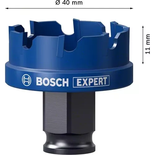 Děrovka EXPERT Sheet Metal 40 × 5 mm BOSCH 2608900499