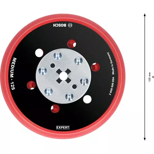 Podložné brusné talíře EXPERT univerzální multiděrované 125 mm, střední BOSCH 2608900004