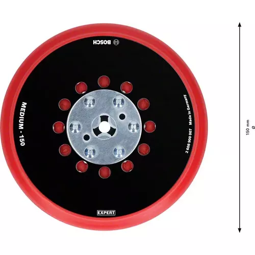 Podložné brusné talíře EXPERT univerzální multiděrované 150 mm, střední BOSCH 2608900007