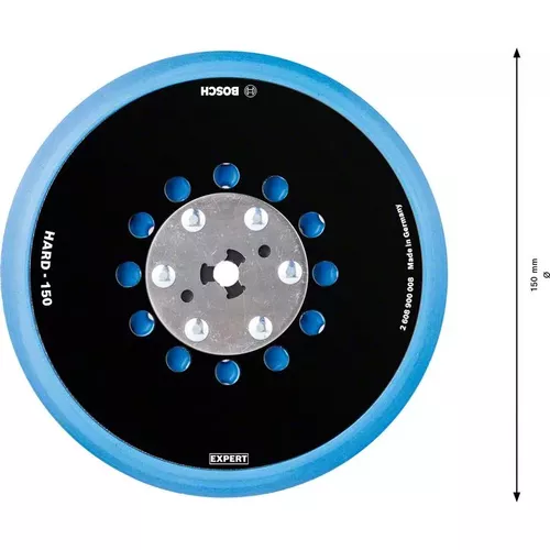 Podložné brusné talíře EXPERT univerzální multiděrované 150 mm, tvrdé BOSCH 2608900008