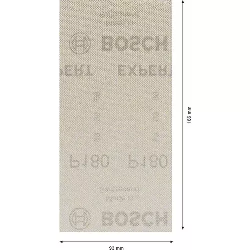 Brusná mřížka EXPERT M480 pro vibrační brusky 93 × 186 mm, G 180, 50 ks BOSCH 2608900756