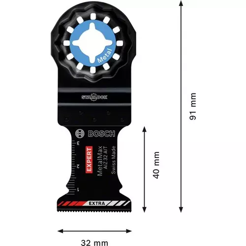 Ponorný pilový list EXPERT MetalMax AIZ 32 AIT 40 × 32 mm BOSCH 2608900014