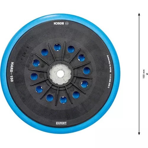 Podložné brusné talíře EXPERT univerzální multiděrované 150 mm, tvrdé BOSCH 2608900011