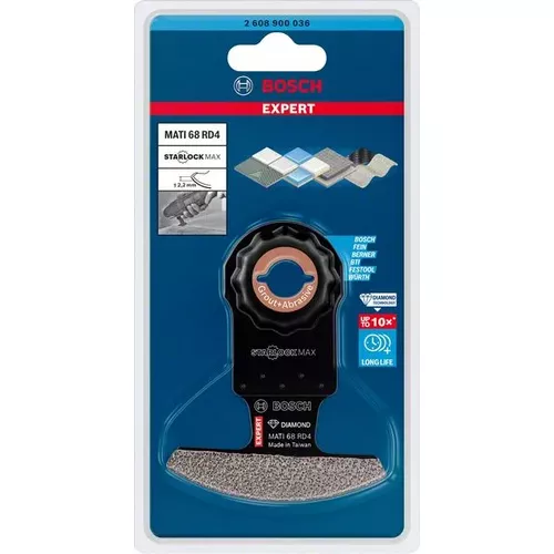 Pilový list pro víceúčelové nástroje EXPERT Corner Blade MATI 68 RD4 68 × 30 mm BOSCH 2608900036