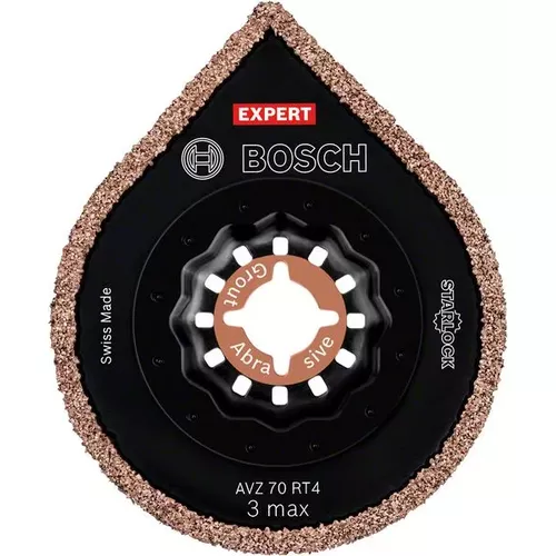 Odstraňovač malty EXPERT 3 max AVZ 70 RT4 pro víceúčelové nástroje, 70 mm BOSCH 2608900041