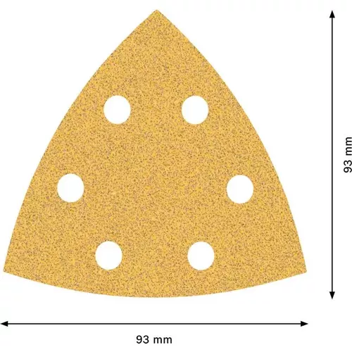 Brusný papír pro delta brusky EXPERT C470 93 mm, G 60, 5 ks BOSCH 2608900824