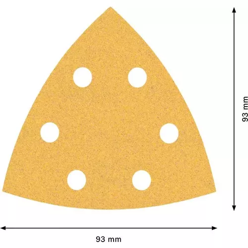 Brusný papír pro delta brusky EXPERT C470 93 mm, G 100, 5 ks BOSCH 2608900826