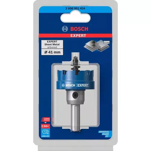 Děrovka EXPERT Sheet Metal 41 mm BOSCH 2608901424