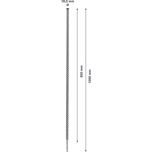 Vrták do kladiv EXPERT SDS plus-7X, 18 × 950 × 1000 mm BOSCH 2608900141