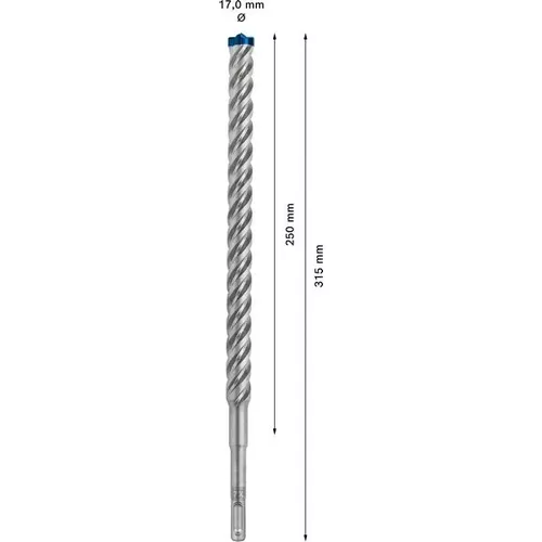 Vrták do kladiv EXPERT SDS plus-7X, 17 × 250 × 315 mm BOSCH 2608900137