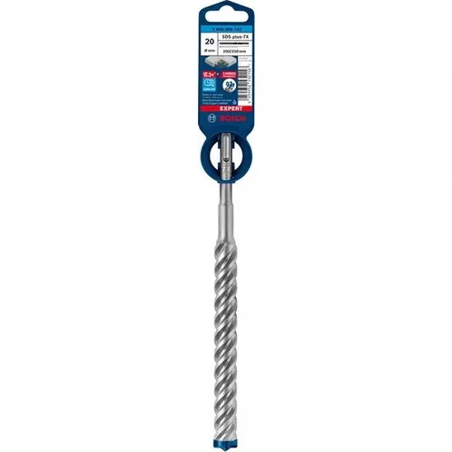 Vrták do kladiv EXPERT SDS plus-7X, 20 × 200 × 250 mm BOSCH 2608900142