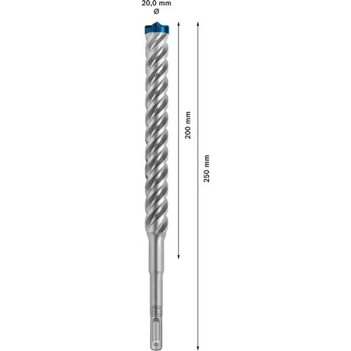 Vrták do kladiv EXPERT SDS plus-7X, 20 × 200 × 250 mm BOSCH 2608900142