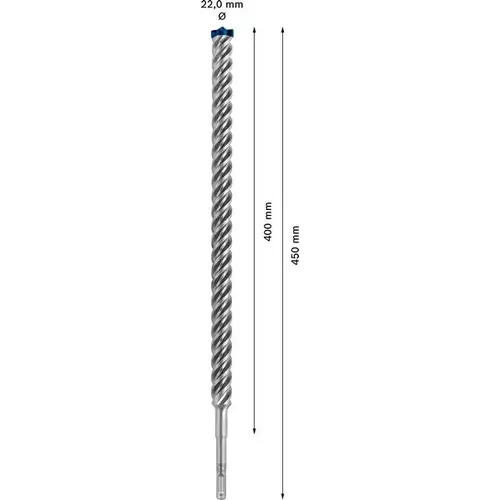 Vrták do kladiv EXPERT SDS plus-7X, 22 × 400 × 450 mm BOSCH 2608900147