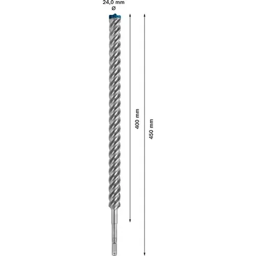 Vrták do kladiv EXPERT SDS plus-7X, 24 × 400 × 450 mm BOSCH 2608900150