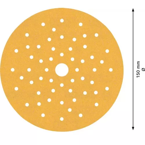 Brusný papír EXPERT C470 s více otvory pro vibrační brusky 150 mm, G 220 50 ks BOSCH 2608901142