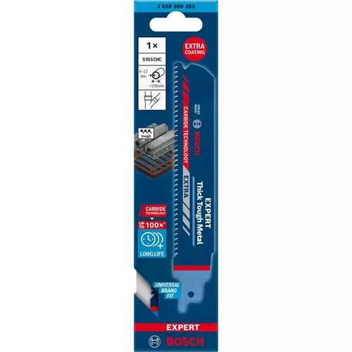 Pilový list do pily ocasky EXPERT Thick Tough Metal S 955 CHC, 1 ks BOSCH 2608900365