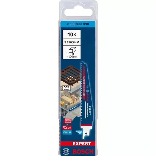 Pilové listy do pily ocasky EXPERT Multi Material S 956 XHM, 10 ks BOSCH 2608900390