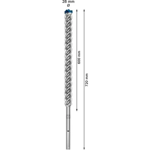 Vrták do kladiv EXPERT SDS max-8X, 28 × 600 × 720 mm BOSCH 2608900249