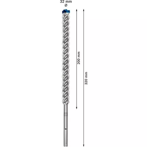 Vrták do kladiv EXPERT SDS max-8X, 32 × 400 × 520 mm BOSCH 2608900255