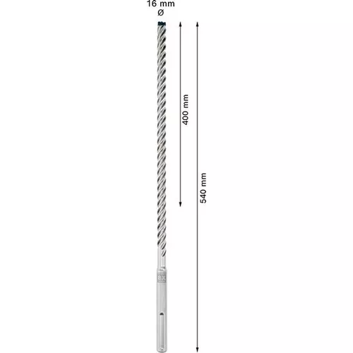 Vrták do kladiv EXPERT SDS max-8X 16 × 400 × 540 mm, 5 ks BOSCH 2608900262