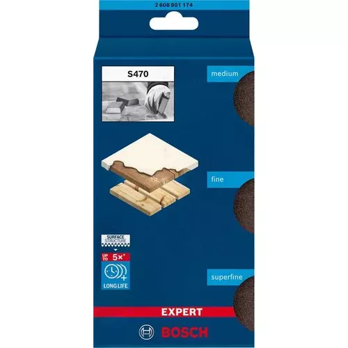 Špalík EXPERT S470 Combi 69 × 97 × 26 mm, M, F, SF 3 ks BOSCH 2608901174