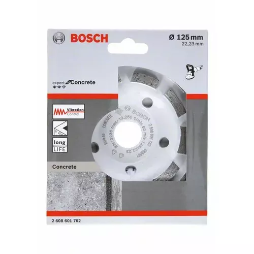 Diamantové hrncové kotouče Expert for Concrete s dlouhou životností  BOSCH 2608601762