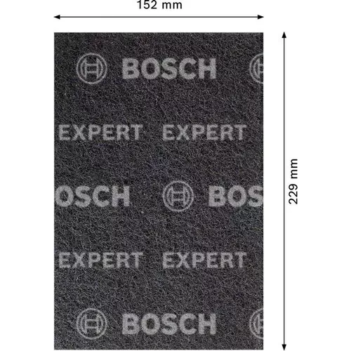 Podložka z rouna pro ruční broušení EXPERT N880 152 × 229 mm, střední S BOSCH 2608901213