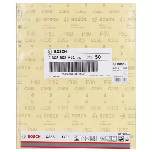 Brusný papír C355 BOSCH 2608608H61