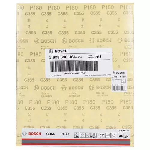 Brusný papír C355 BOSCH 2608608H64