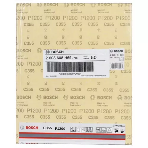 Brusný papír C355 BOSCH 2608608H69