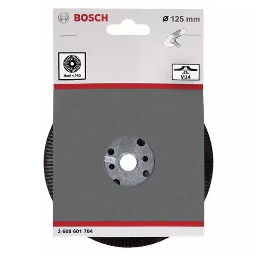 Opěrný talíř 125 mm, M14, tvrdý BOSCH 2608601784