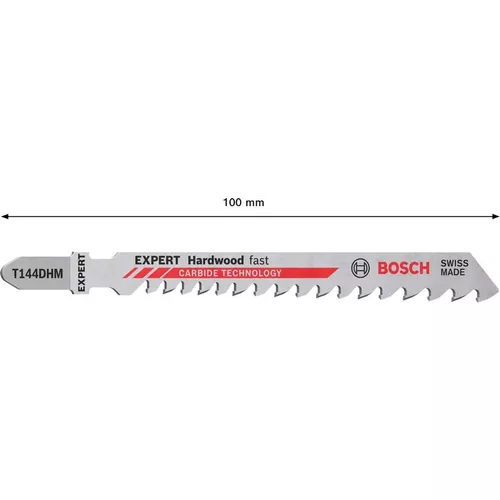 Pilový plátek pro přímočaré pily EXPERT 'Hardwood Fast' T 144 DHM, 2 ks BOSCH 2608901706