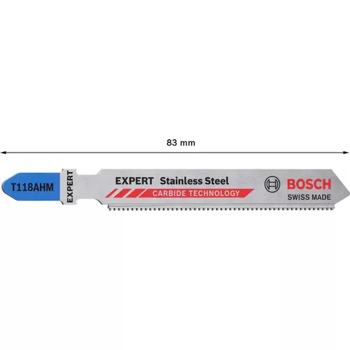 Pilový plátek pro přímočaré pily EXPERT 'Stainless Steel' T 118 AHM, 2 ks BOSCH 2608901709